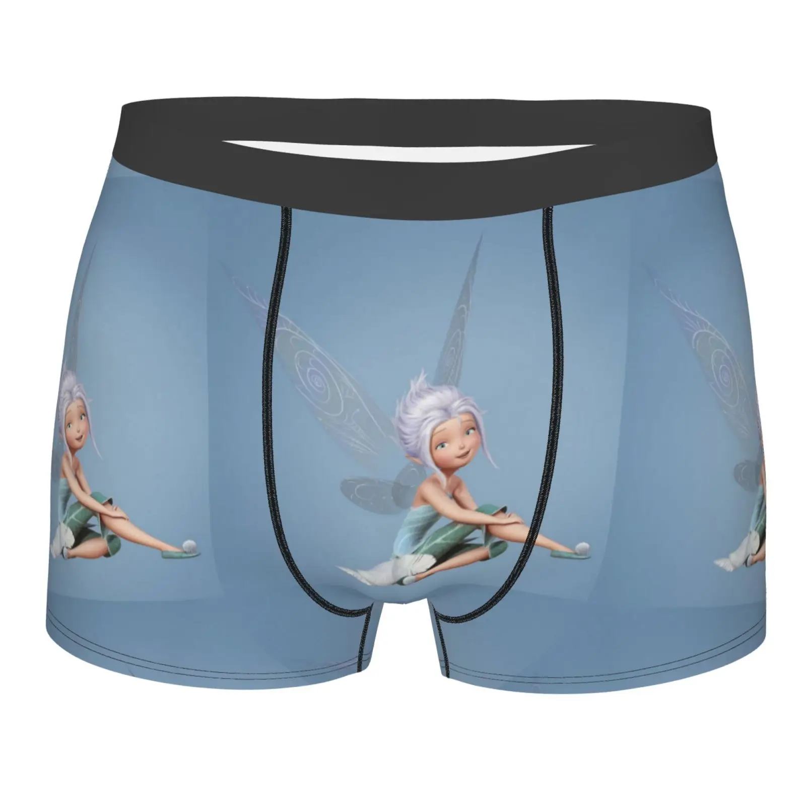 

Winter Fairy Mens Underwear Male Underpants Boys Underwear Wings Secret Double Sides Printed Soft Breathable Machine Wash Boxer