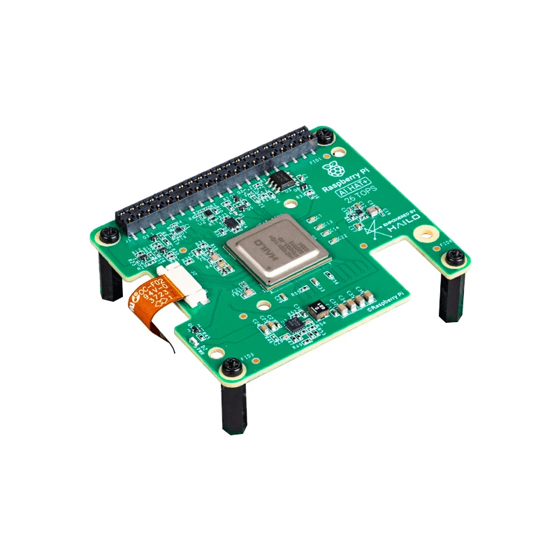 Официальная оригинальная модель Raspberry Pi 5 AI HAT+ Hailo8 13TOPS/26TOPS дополнительная плата PCIe