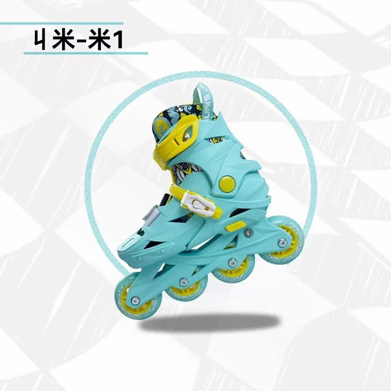 Sunisif роликовые коньки Patines en linea с тормозом 83A Колеса из полиуретана регулируемый