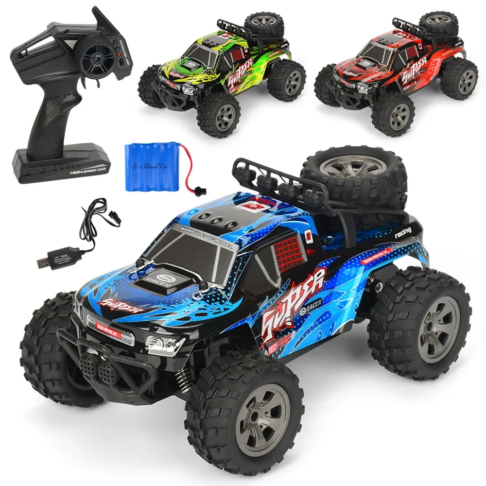 

Rc Car New High-speed Remote Control Car Rc Children's Electric Toy Remote Control Off-road Car Model 1:18 Climbing Car