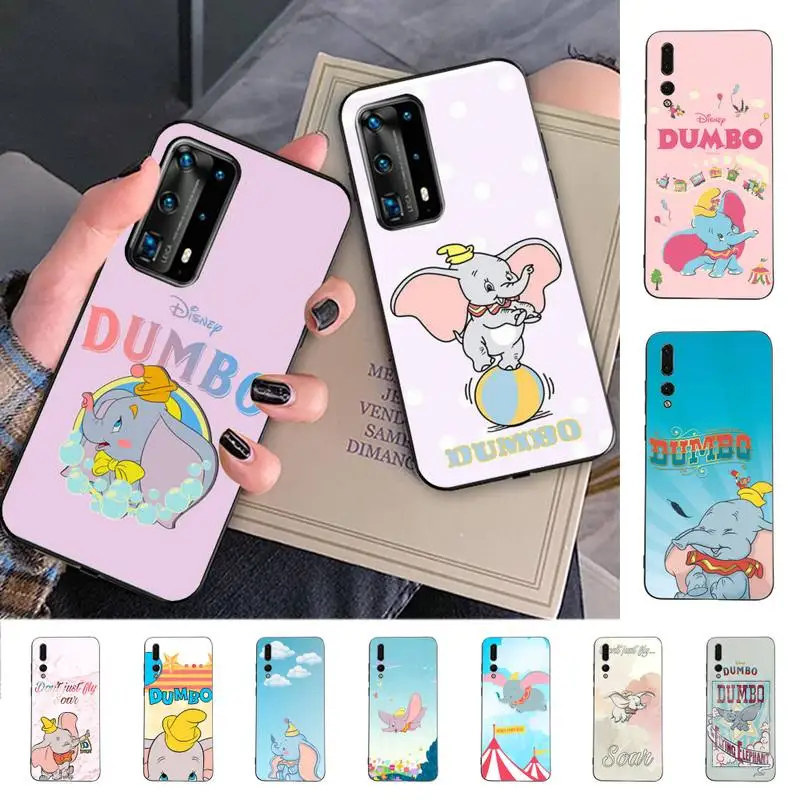 

Disney Dumbo Phone Case for Huawei P30 40 20 10 8 9 lite pro plus Psmart2019
