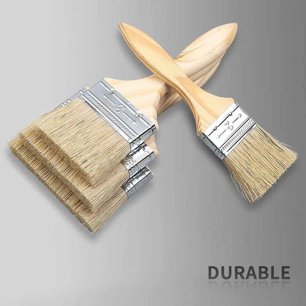 

1 Pcs Wooden Handle Paint Brush Bristle Brush Thickened Brush Cleaning Dust Removal Factory Direct Sales Dropshiping