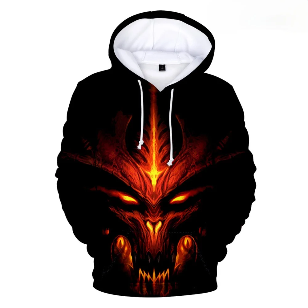 

Game Diablo III Kid's 3D Hoodie Men/women Autumn Winter Sweatshirts Boys/girls Streetwrar Long Sleeve Kpop Clothes