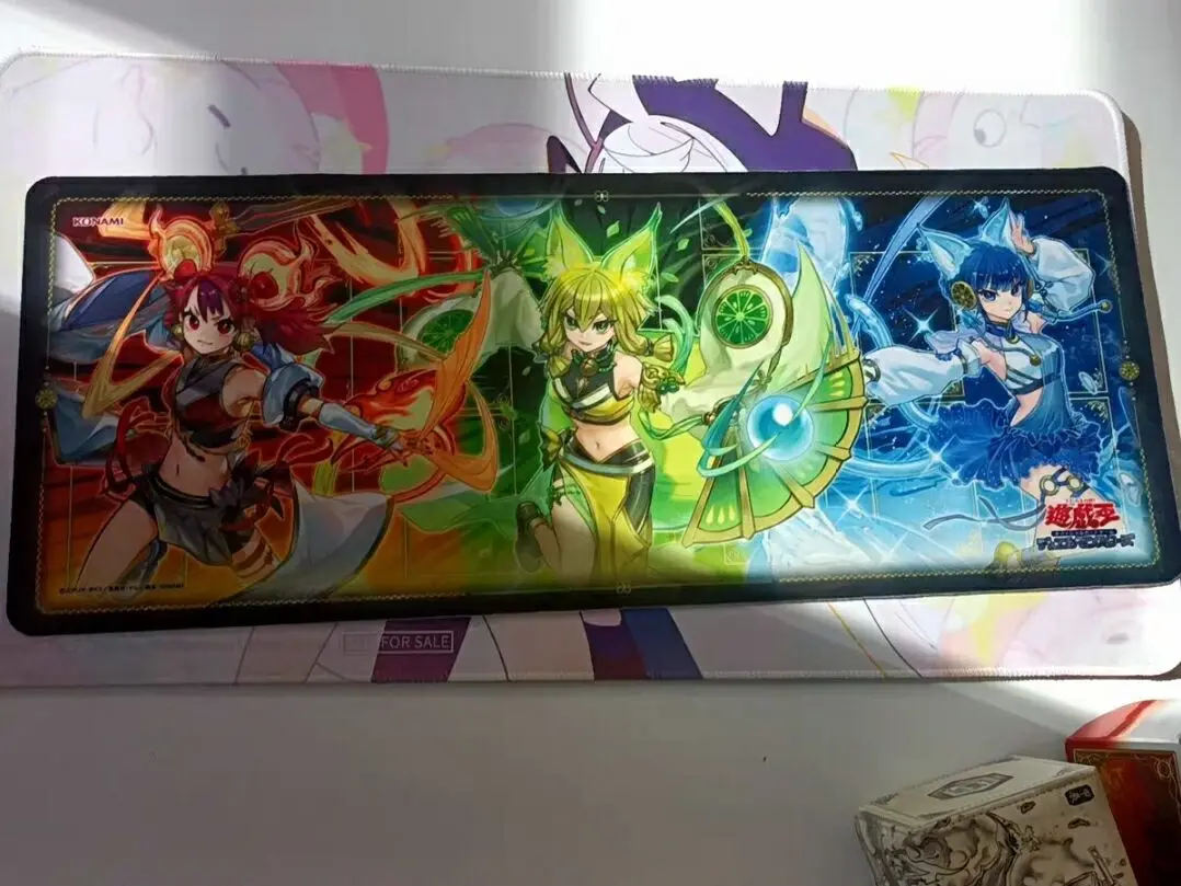Yugioh KONAMI Дуэль Монстры Mikanko коллекция официальный запечатанный игровой коврик