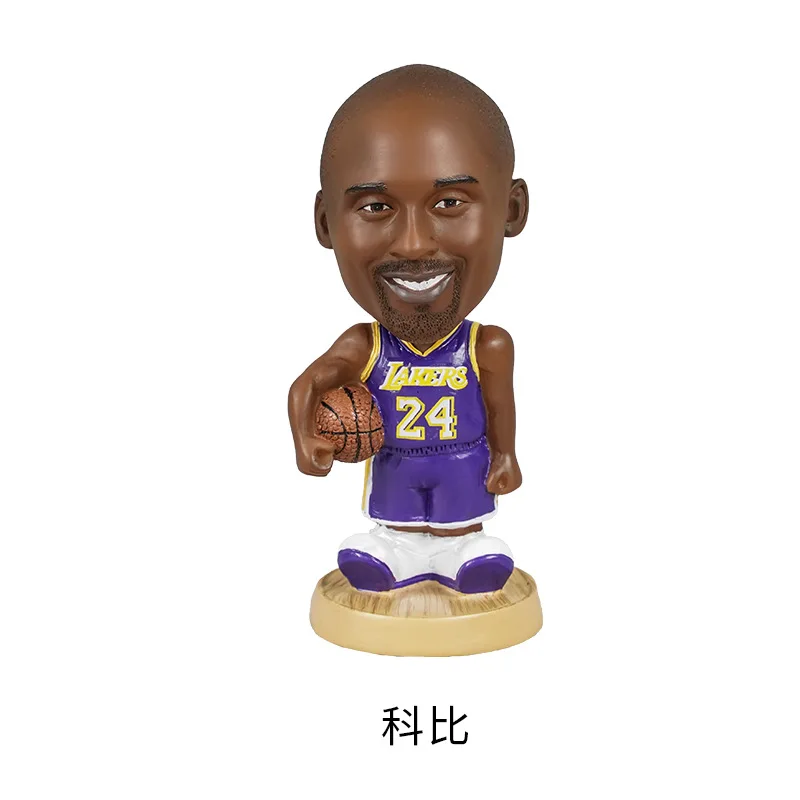 

Resin Model Shakeable Action Figures Toys for Basketball Star Doll Home Decoration Birthday Gift Sports Players figure