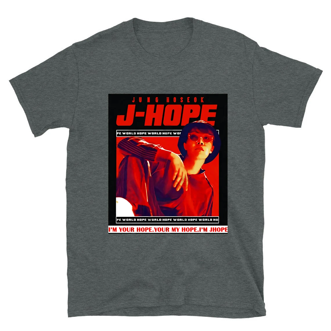 Крутая женская футболка с надписью Kpop Group футболки Hope World J топы в стиле Харадзюку |