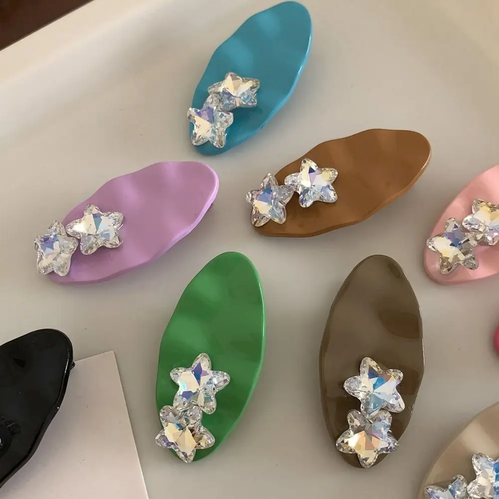 

Duckbill Clip Geometry Shape Wave Candy Color Girl Hair Clip Star Hairpin Female Hair Accessories Korean Style Headwear