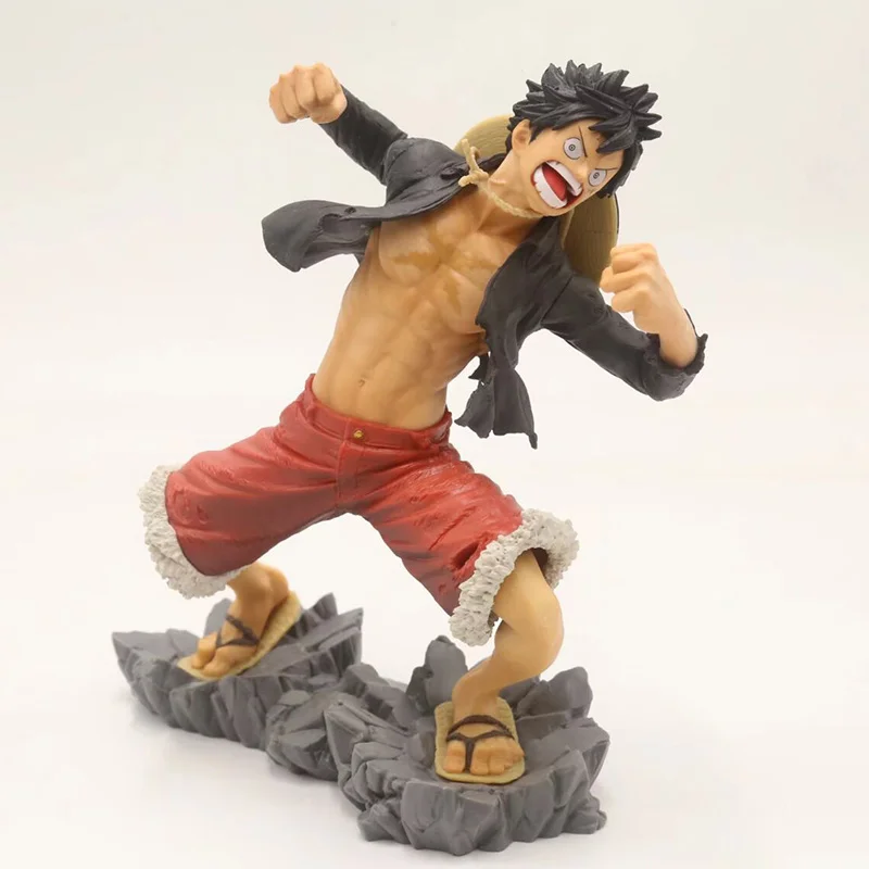 

One Piece Fire Fist Portgas D Ace Action Figure 15CM PVC Model Monkey D Luffy Figma Collectible Figurines Toys For Children Gift