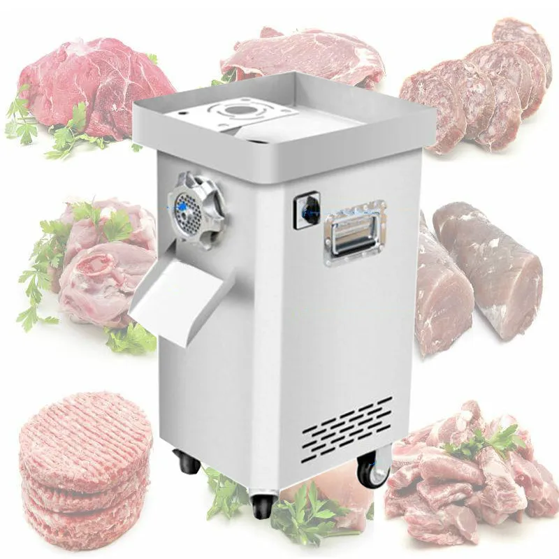 

300Kg/H Electric Meat Mincer Grinder 2200W Commercial Kitchen Chopper Food Processor Sausage Maker Machine Home Appliance