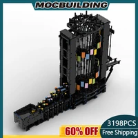 moc building block gbc ball rolling machine dribbling device diy assembly model sports childrens gift toy