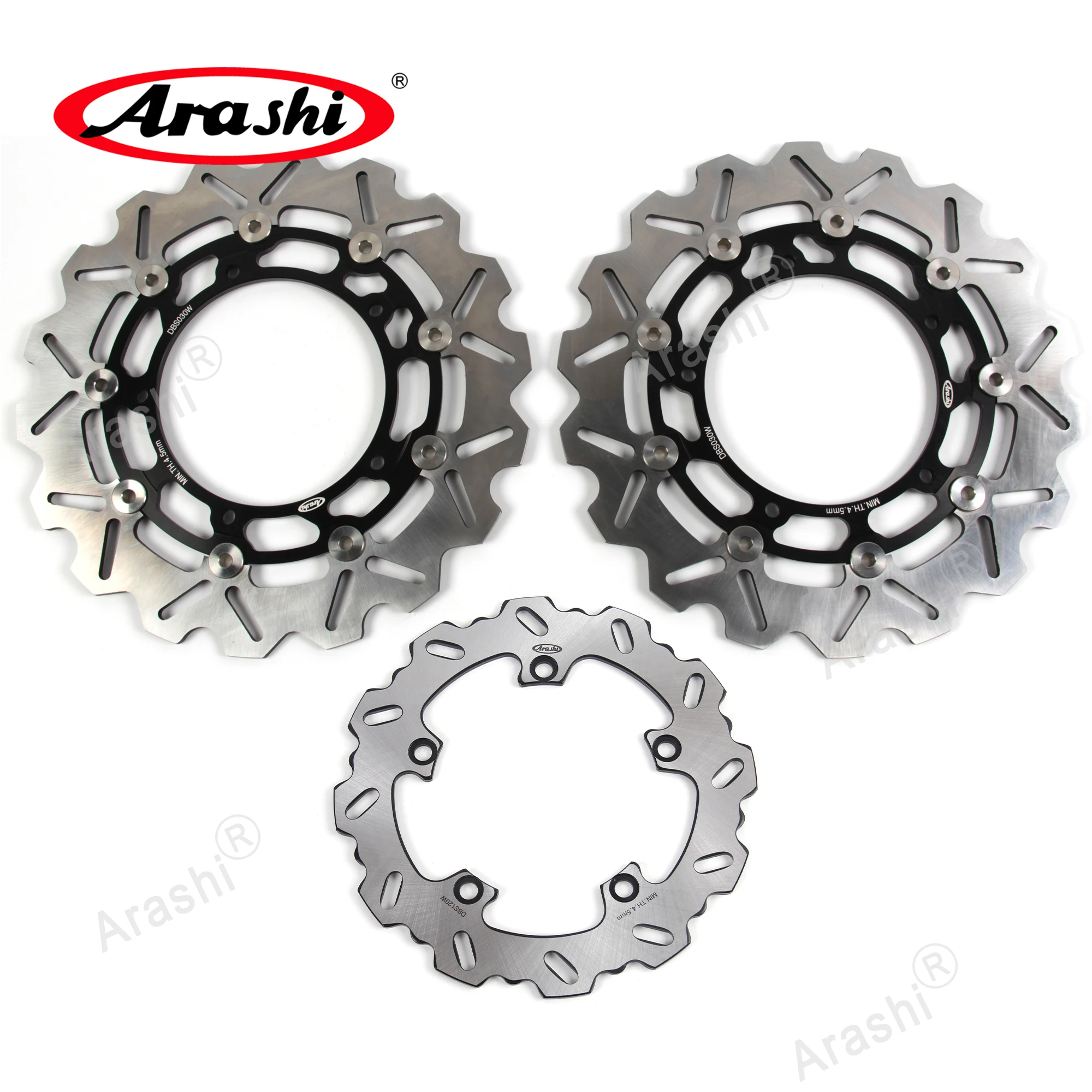 

Arashi 1 Set CNC Floating Front Rear Brake Disc Rotor For YAMAHA FZ07 FZ-07 700 2015 2016 / MT-07 MOTO CAGE ABS 700 2014-2017