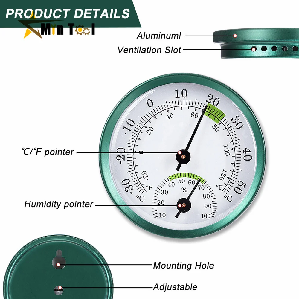 2 в 1 автоматический гигрометр-термометр