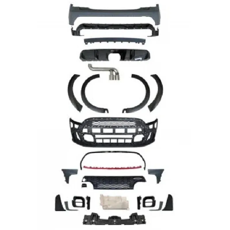 Совершенно новые автомобильные аксессуары для MINI 14+ 5 дверей F55 F56 F57 Old Upgr To JCW Body Kit содержит автомобильный бампер, решетка для бровей (art.: 3920d4000bdec) - 3920d4000bdec