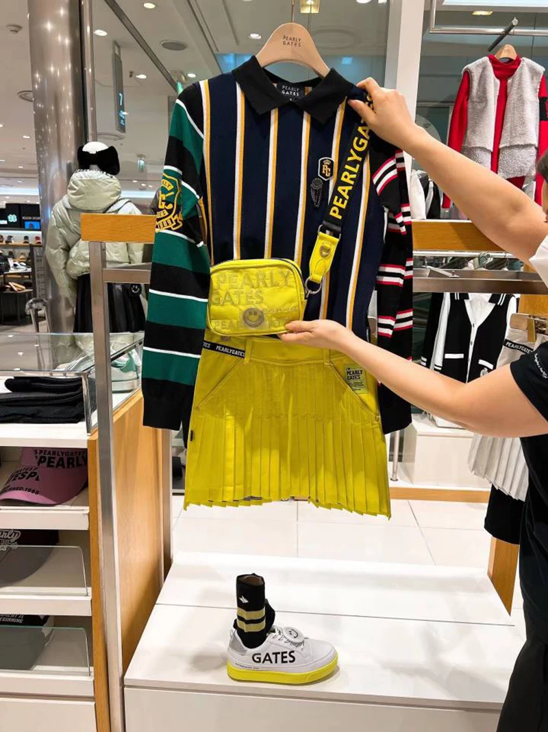 Golf knit spring summer shirt women polo long sleeve golf clothing  W122109