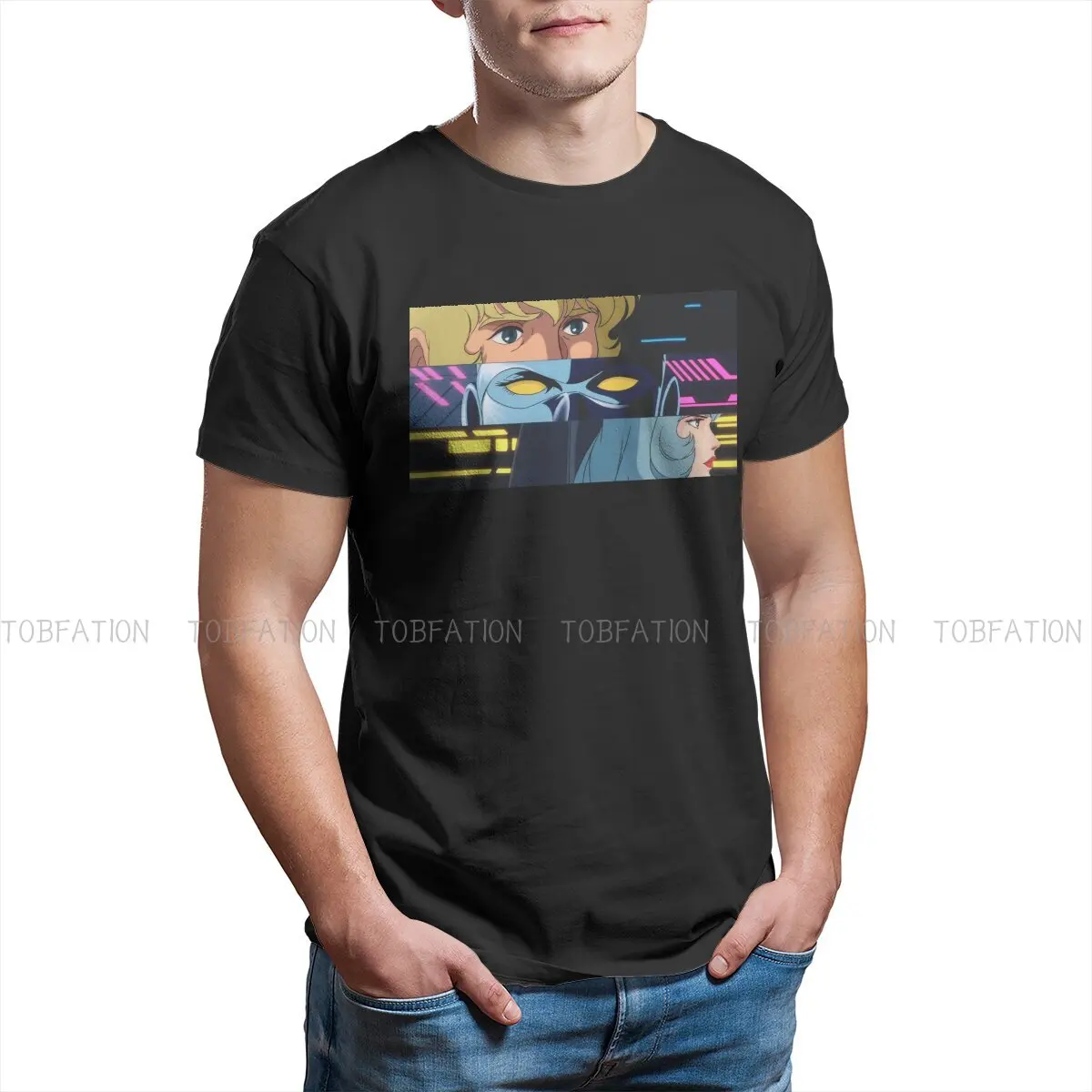 

Space Adventure Cobra The Movie O Neck TShirt Technoblade A Popular Gamer Fabric Basic T Shirt Man's Clothes Individuality