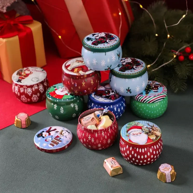 

Mini Tin Metal Box Sealed Jar Packing Boxes Jewelry, Candy Box Small Storage Cans Coin Earrings Headphones Christmas Gift Box
