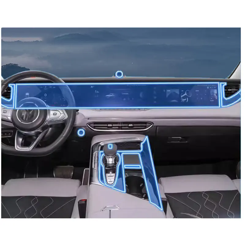 

Прозрачная защитная пленка от царапин для салона автомобиля