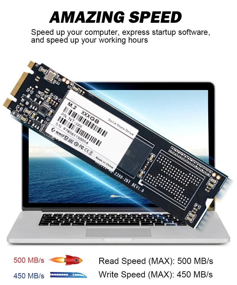 Твердотельный накопитель 1 ТБ M2 960 ГБ M.2 500G sata3 |