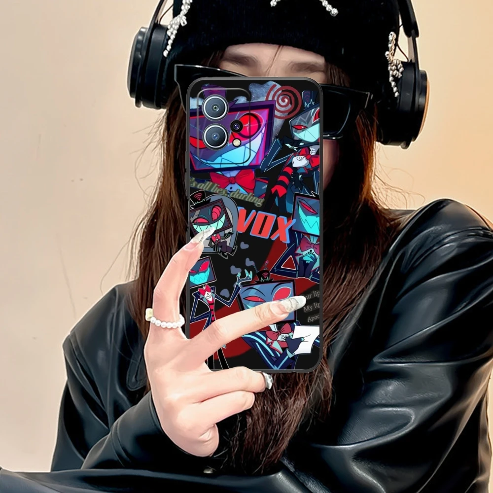 Классный Чехол для мобильного телефона H-Hazbin Vox Huawei P60 P50 P40 P30 P20 P10 P9 P8 Pro Lite Plus черный