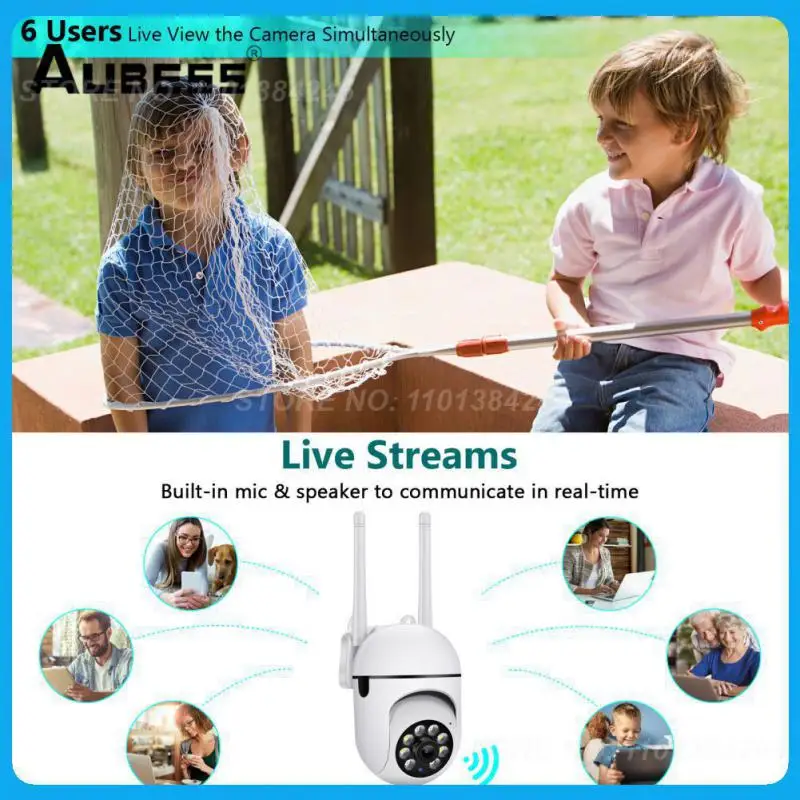 

Ptz Camera 1080p Ip Camera Night Network Camera 2.4g 5g Dual Frequency Dual Frequency 1080p Video Surveillance Hot New
