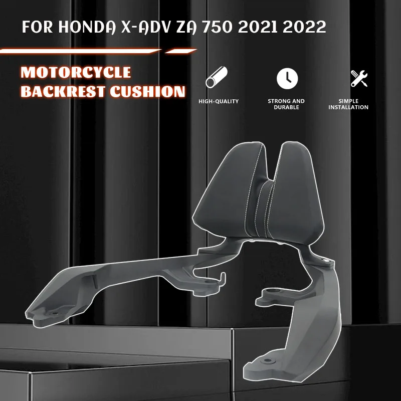 

Rear Backrest for Honda X-ADV XADV 750 FORZA NSS 750 Forza750 NSS750 2021 2022 Motorcycle Passenger Seat Cushion Back Rest Pad