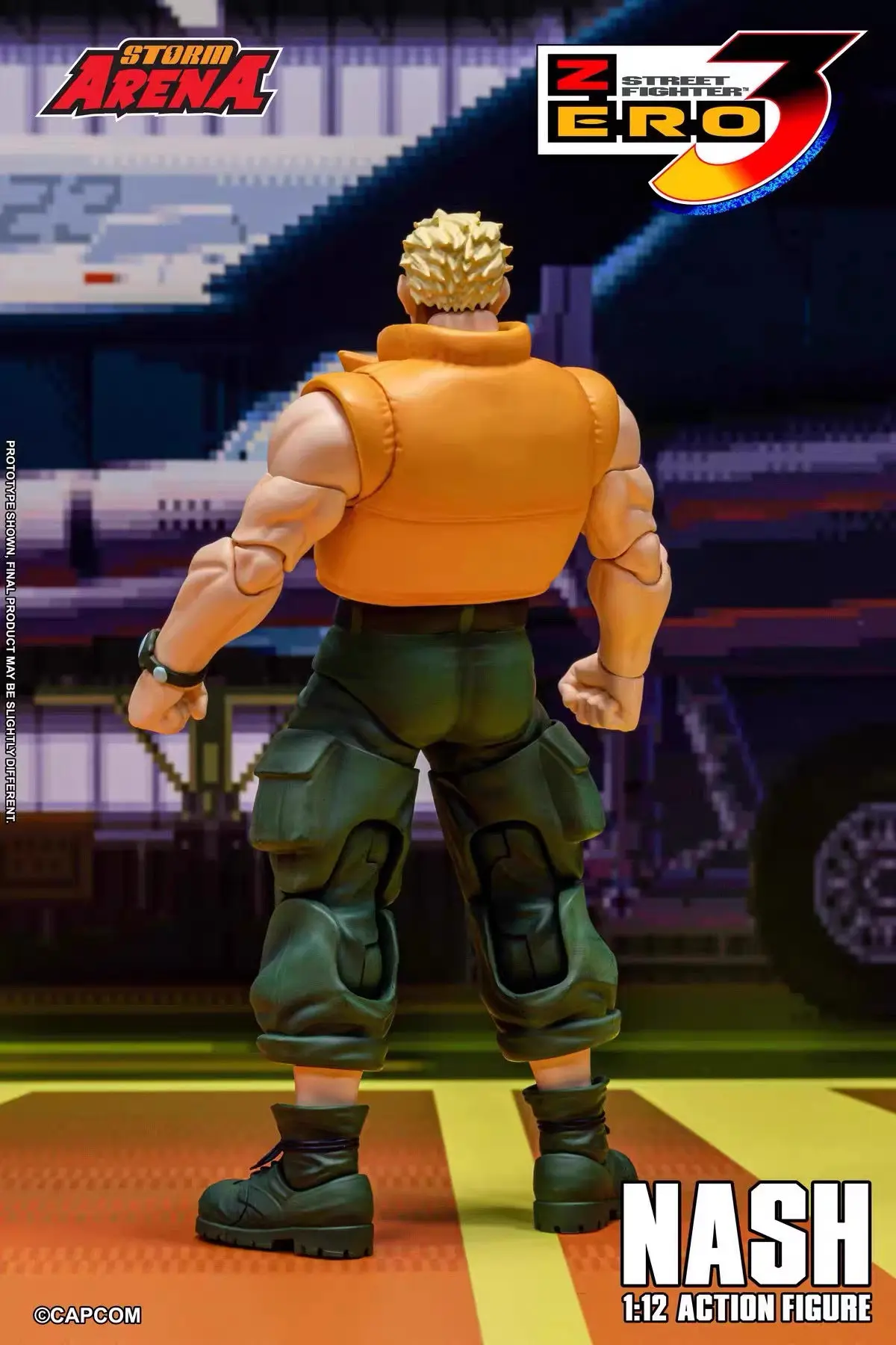Фото Новинка! Коллекционная фигурка Storm Toys ARENA Street Fighter Zero 3 Alpha Charlie Nash, масштаб 1/12, 6 дюймов, полный комплект. №4