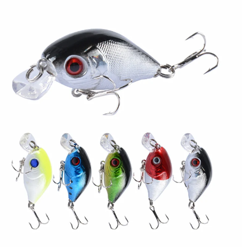 

Рыболовная приманка, кренкбейт, 5,5 см, 7,1 г, жесткий воблер в виде гольяна, толстая кривошипная рыболовная снасть, приманка, искусственная при...