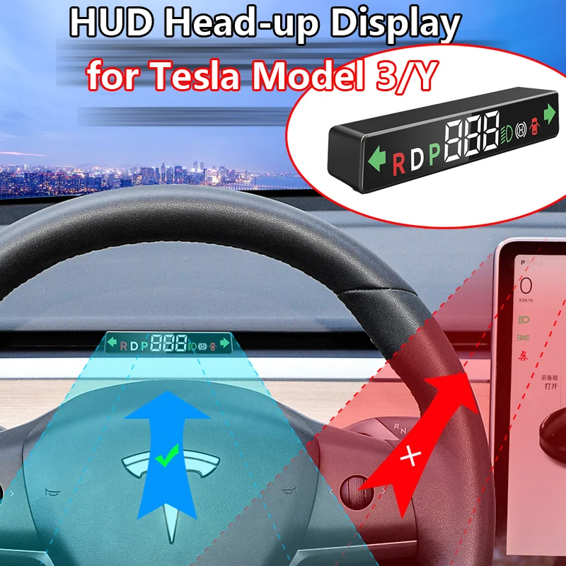 

Цифровой спидометр для Tesla Model 3 Y HUD, модель 2023 года
