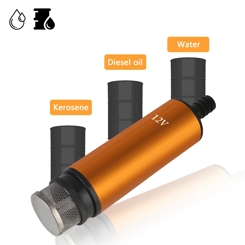 Портативный Насос Для Перекачки Топлива Смазка Электромобилей И Воду Погружной