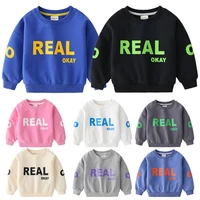 2022 new style sweatshirt fashion brand clothes baby long sleeved tops pullover toddler costume girls sweater kids