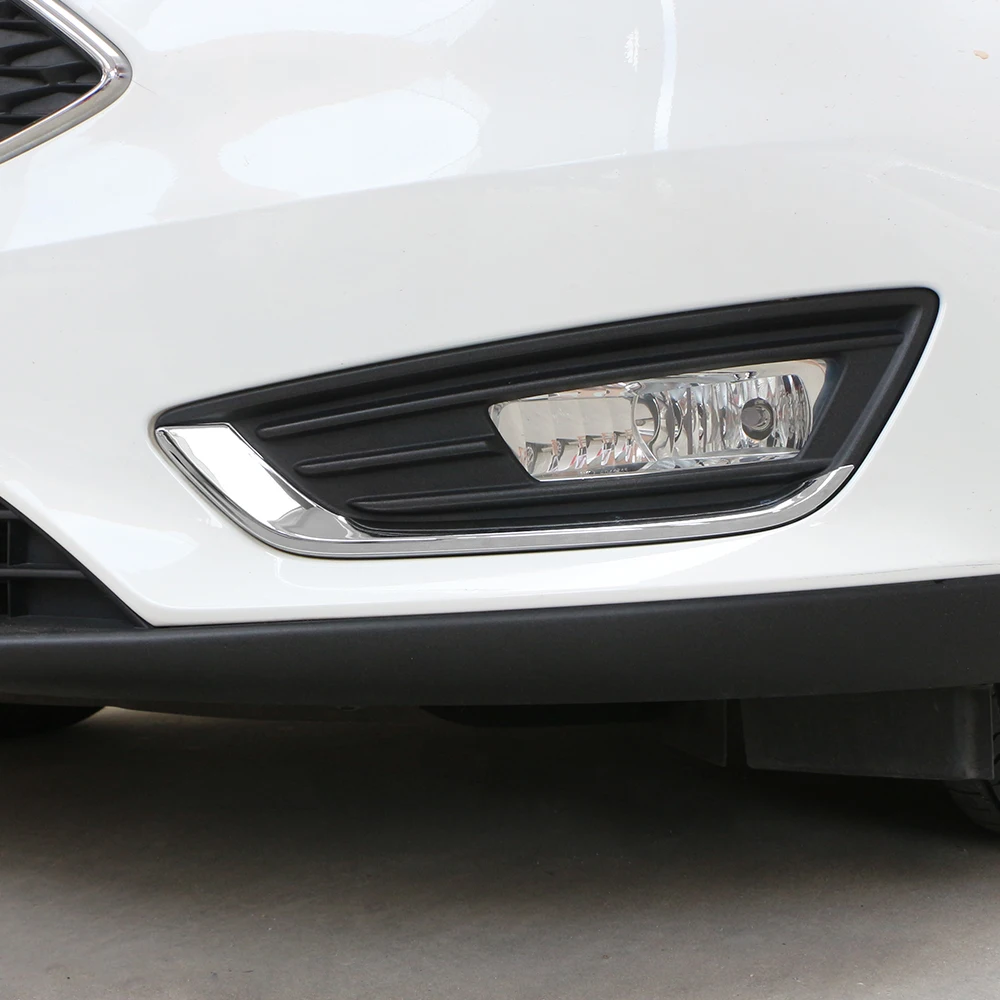 Zeratul для Ford Focus 3 MK3 2015 - 2018 ABS хром автомобильные передние противотуманные фары