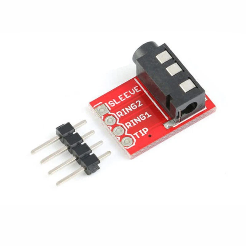 

1/2-200/500Pcs TRRS 3.5mm Audio Socket Module MP3 Stereo Headphone Video Microphone Interface Connector
