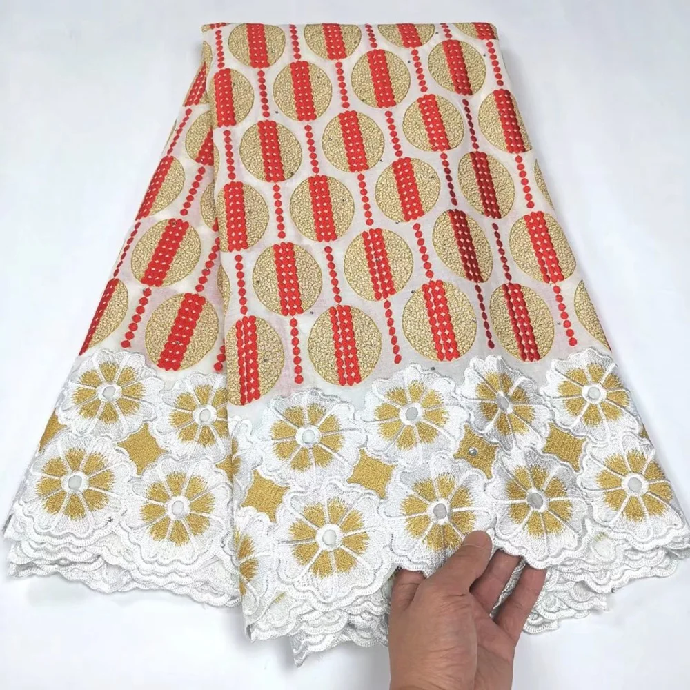 Африканская кружевная ткань 100 хлопок материал хорошая швейцарская вуаль Дубай