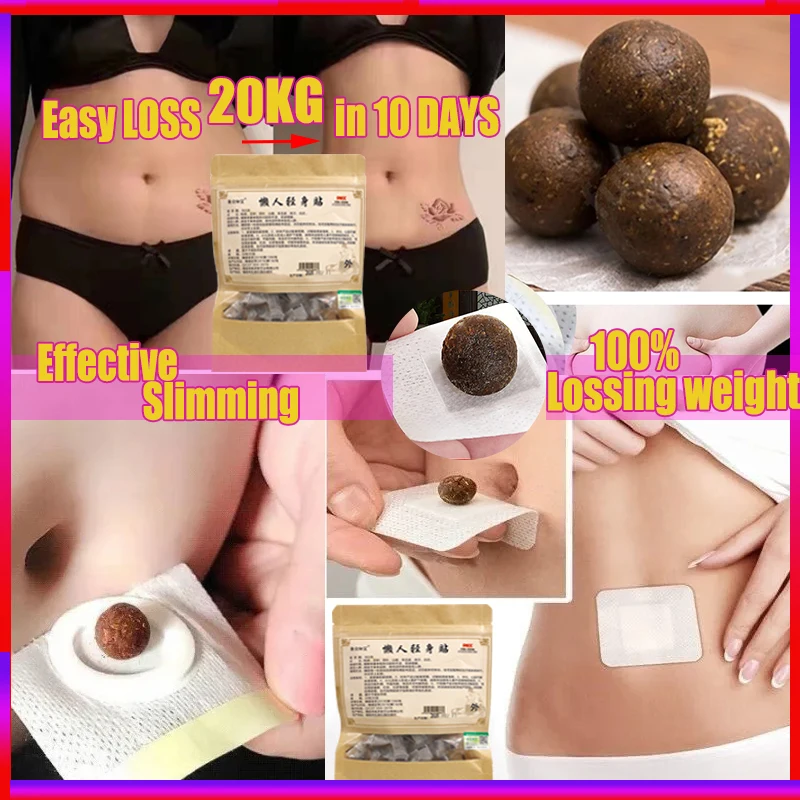 Fast Slim Fat Burning Patch Weight Lossing Slimming Belly Stickers Body Belly Navel Sticker Chinese Medicine 30 pcs/bag