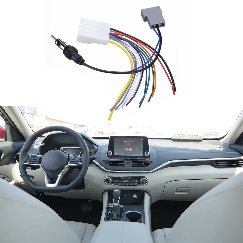

For Nissan Top Car Stereo Wiring Harness Accessories Adapter Cable Auto
