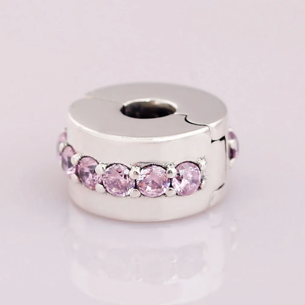 Блестящая дорога сверкающий ряд зажим в виде сердца с узлом шарм подходит для