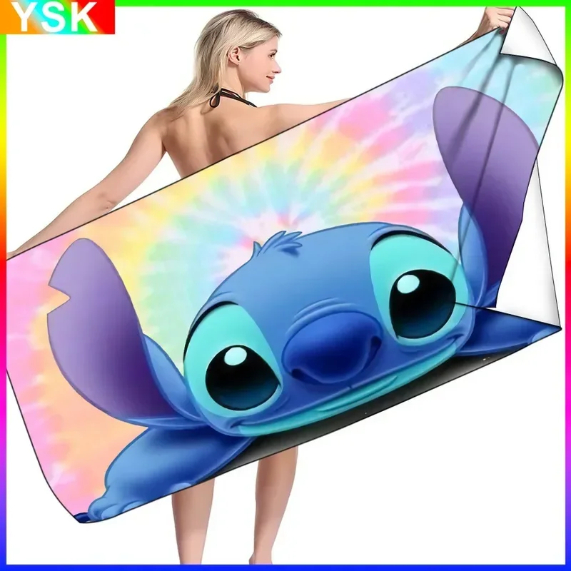 Голубое банное полотенце для плавания с вышивкой купания абсорбирующее