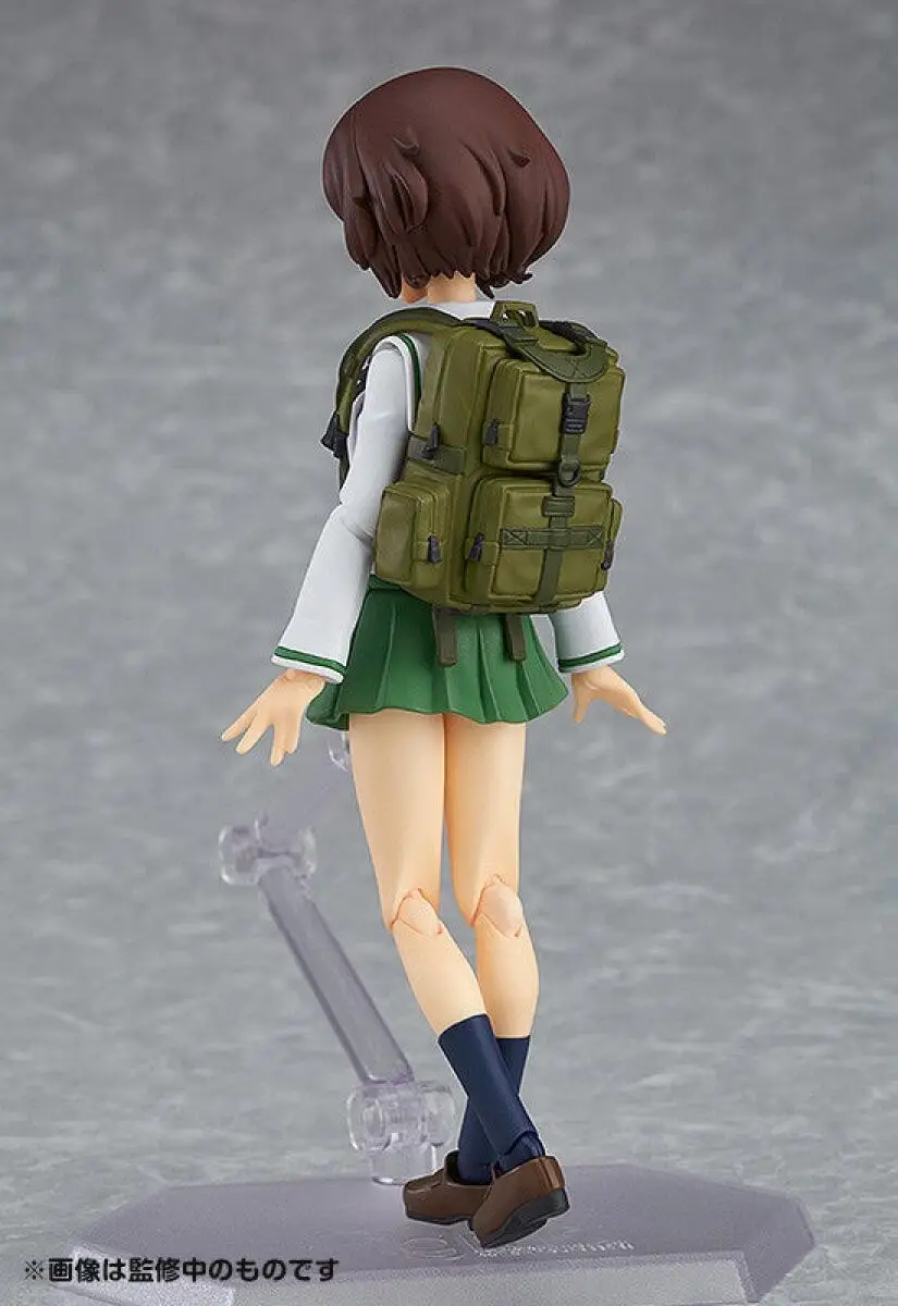 Фото Новая оригинальная фигурка GOOD SMILE Figma Yukari Akiyama из Girls und Panzer der Film, в наличии, модель в подарок №3