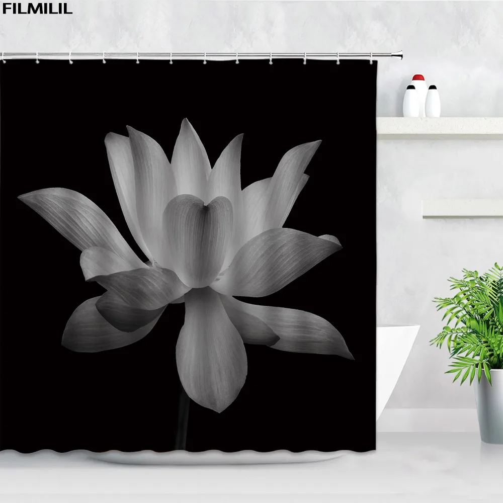 shower curtain garden colorful flowers natural scenery 3d waterproof fabric bathroom curtains bath accessories bathroom decor free global shipping