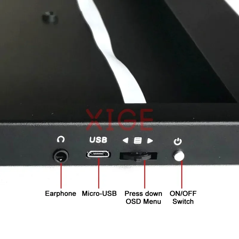 Фото Подходит для платы контроллера порта Mini-HDMI TYPEC USBC 3.0, портативный металлический корпус для экранной панели 11,6 дюйма, 12,5 дюйма, 13,3 дюйма, 14,0 дюйма, 15,6 дюйма, 17,3 дюйма, 16:9 №3