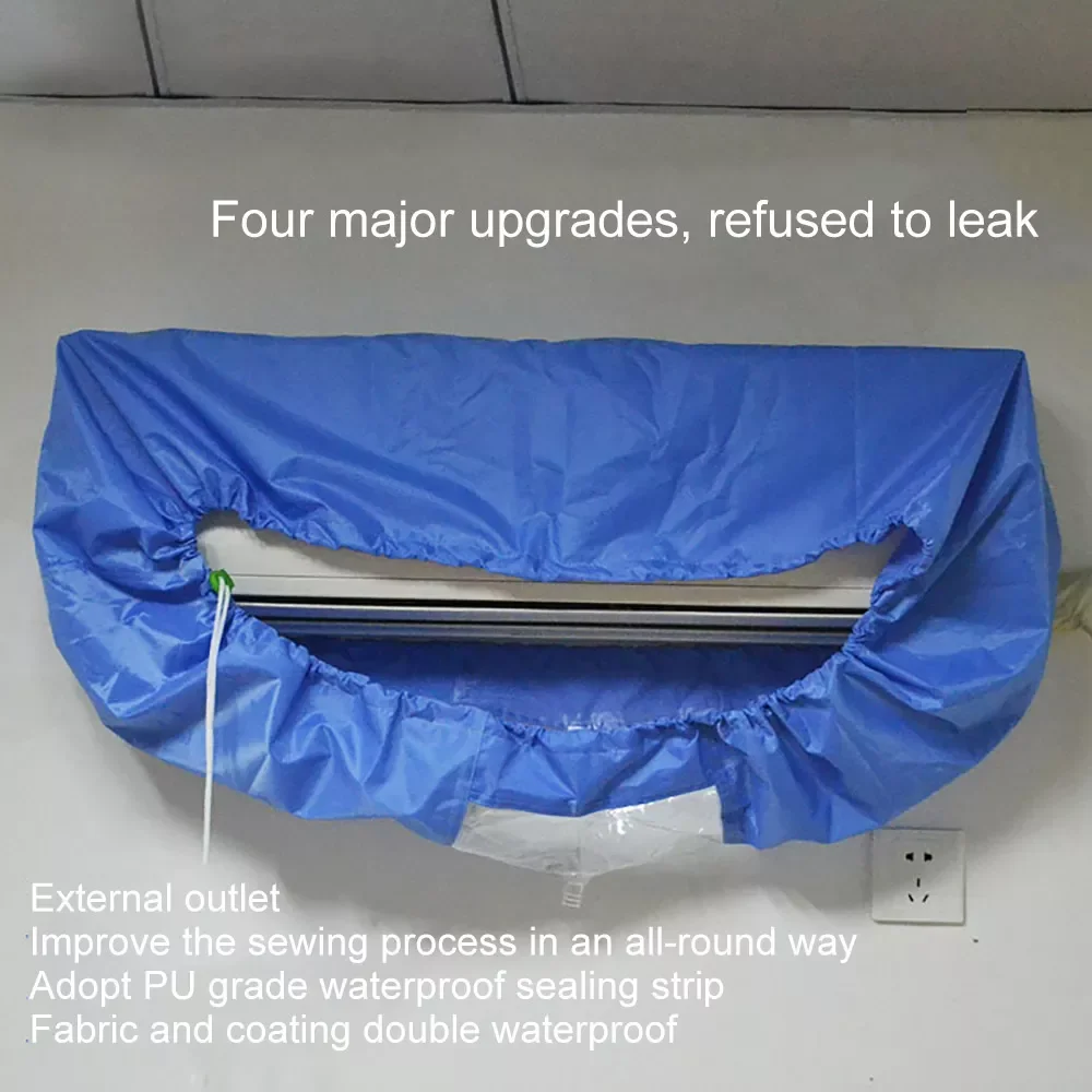 

Waterproof Air Conditioner Cover Case Air Conditioning Protector Organizer Anti Dust Cleaning Washing Cover Pouch Cleaner Bags