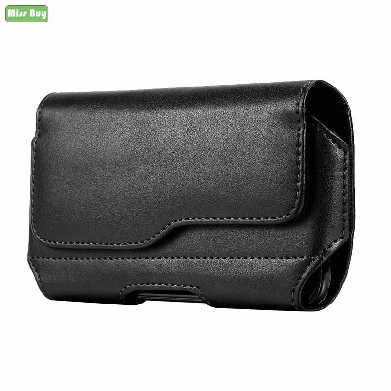 

Universal Phone Bag Waist Belt Clip Pouch For Xiaomi MI 11 Lite 5G POCO X3 Pro F3 Redmi Note 10 Pro 10S Flip Case Leather Cover