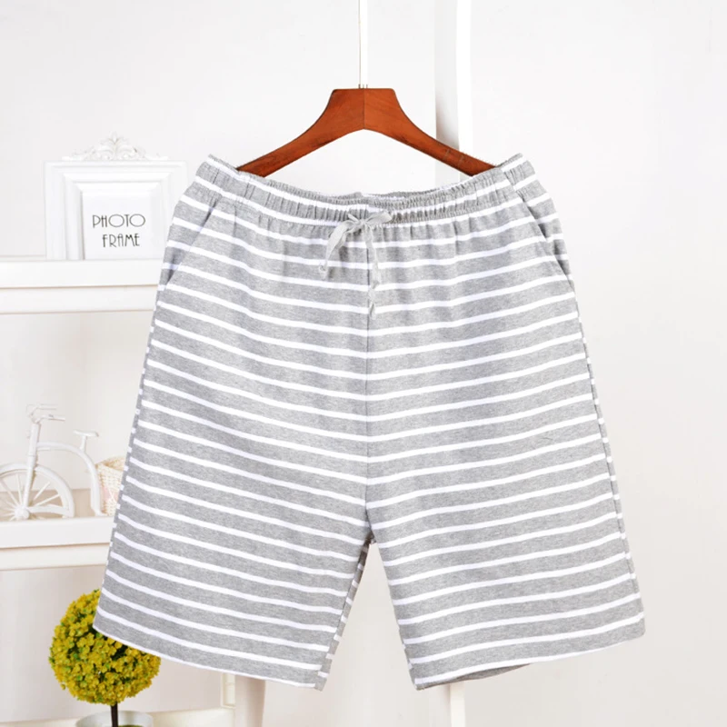 Summer Cotton Mens Sleep Bottoms Casual Sleepwear Comfortable Sleeping Pants Underwear Soft Male Loose Home Wear Sleep Shorts