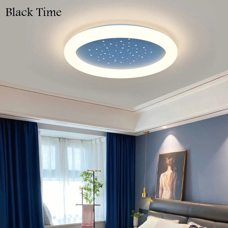 LED Ceiling Lights Indoor Round Ceiling Lamp for Living Room Bedroom Dining Room Kitchen Light Modern Home Decor Lighting Lustre