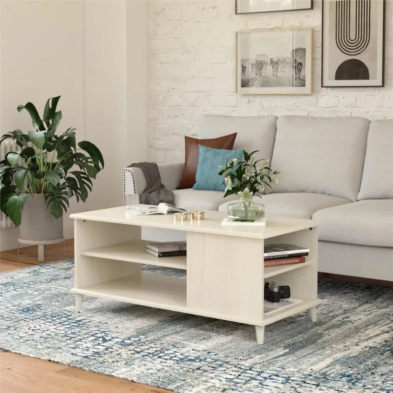 

Queer Eye Farnsworth Coffee Table, Ivory Oak