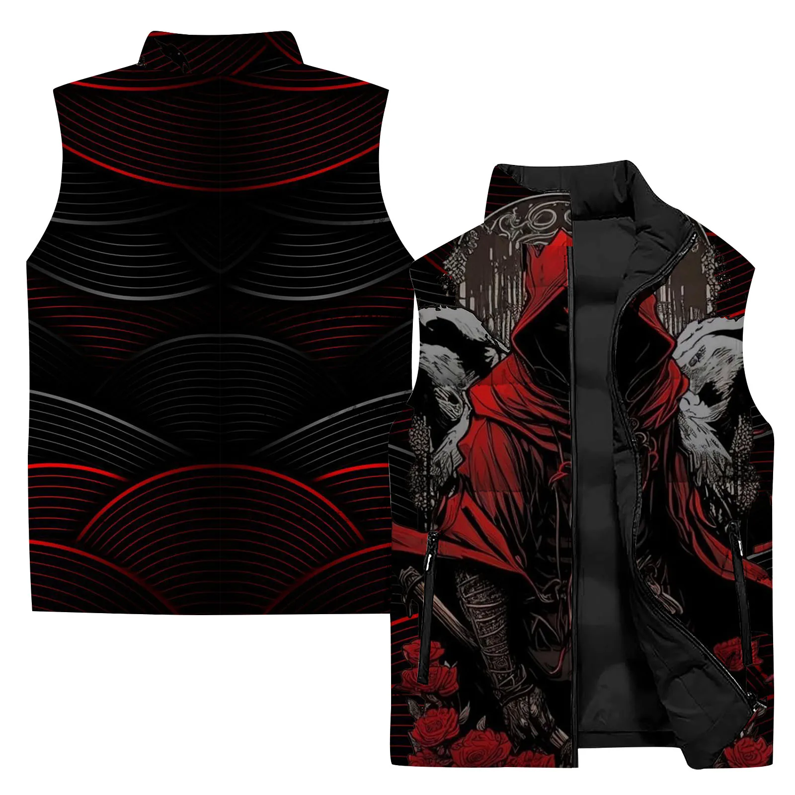 Мужской рабочий жилет с рисунком