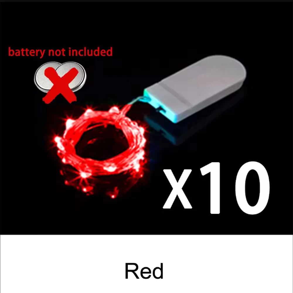 

VEVEOO светодиодная гирлянда из медной проволоки 10 шт