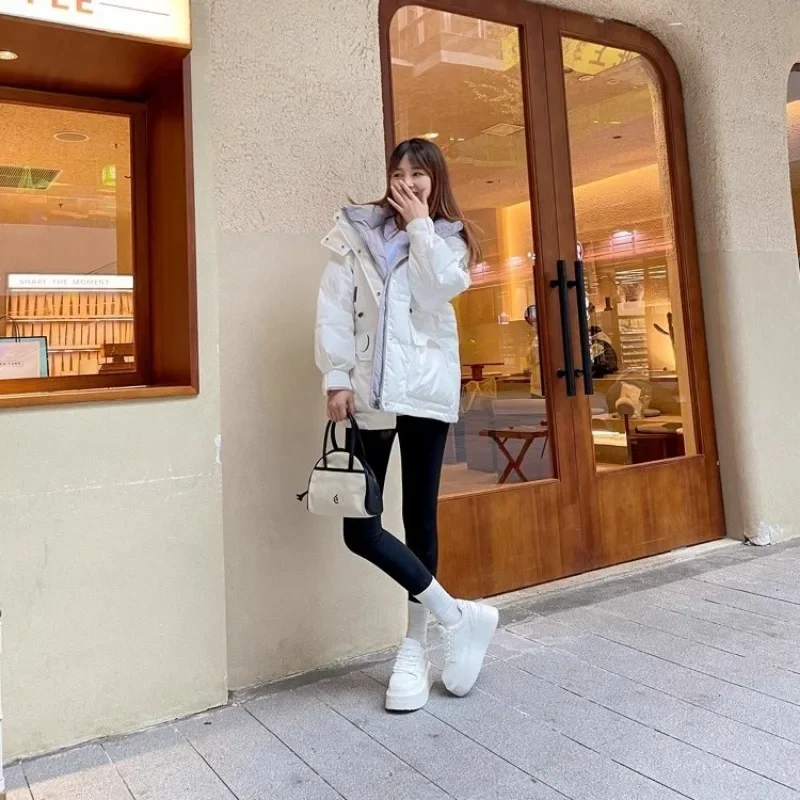 Кроссовки женские кожаные толстая подошва круглый носок повседневная удобная