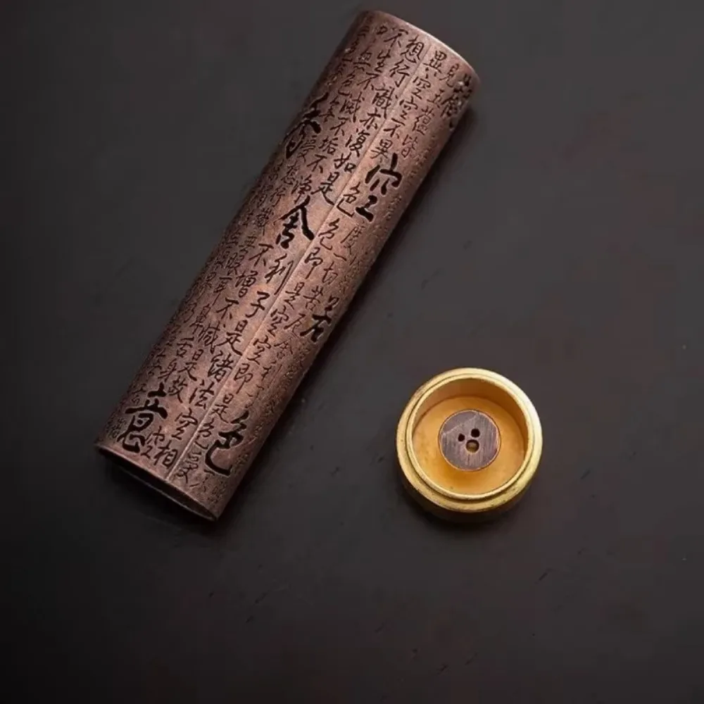 Красный цинковый сплав печь для благовоний сердце Sutra