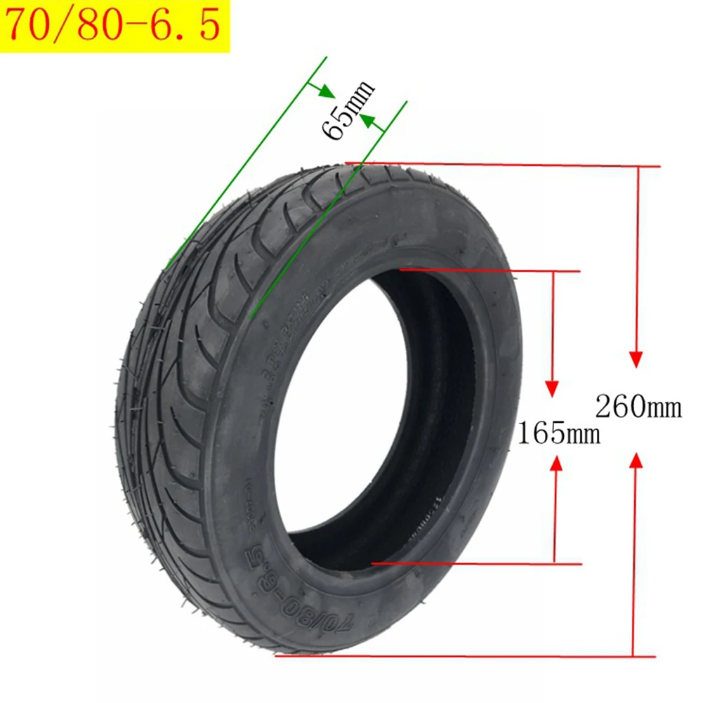 

Durable 70/80-6.5 Tube 10 Inch Tubeless Vacuum Tires Vacuum Tyres For Xiaomi Scooter Electric Balance Car Replacement Parts